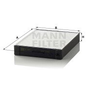 Фильтр салона MANN-FILTER CU 2647